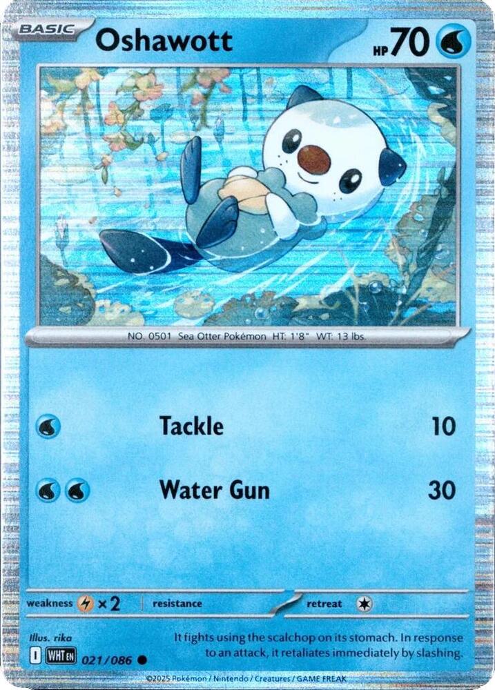 Oshawott - 021/086 (Unova Poster Collection) Common Miscellaneous Cards & Products