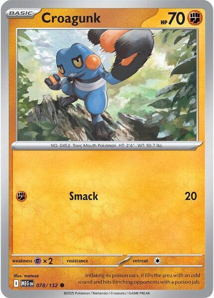 Croagunk - 078/132 Common ME01: Mega Evolution