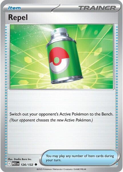 Repel - 126/132 Uncommon ME01: Mega Evolution