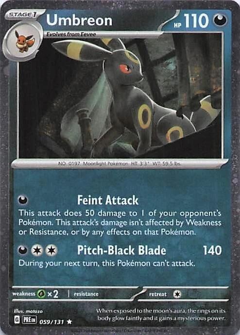 Umbreon - 059 (Cosmos Holo) - 059/131 Rare Miscellaneous Cards & Products