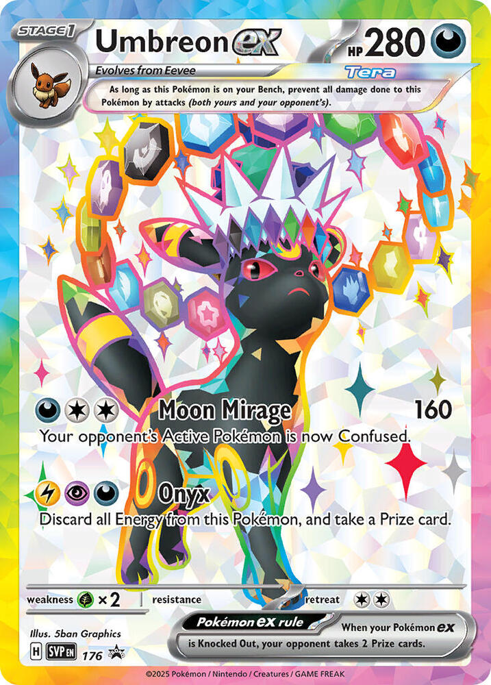 Umbreon ex - 176 - SVP 176 Promo SV: Scarlet & Violet Promo Cards