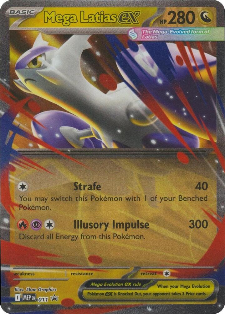 Mega Latias ex - 011 11 Promo Mega Evolution Promo Pokémon card