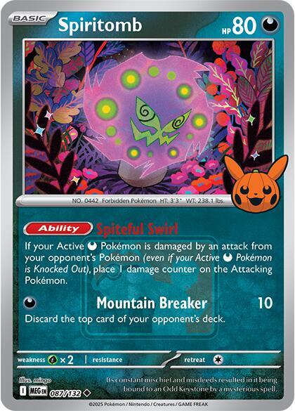 Spiritomb - 087/132 (Pokeween 2025) Promo Miscellaneous Cards & Products