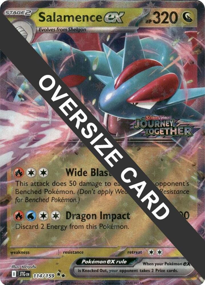 Salamence ex - 114/159 Double Rare Jumbo Cards