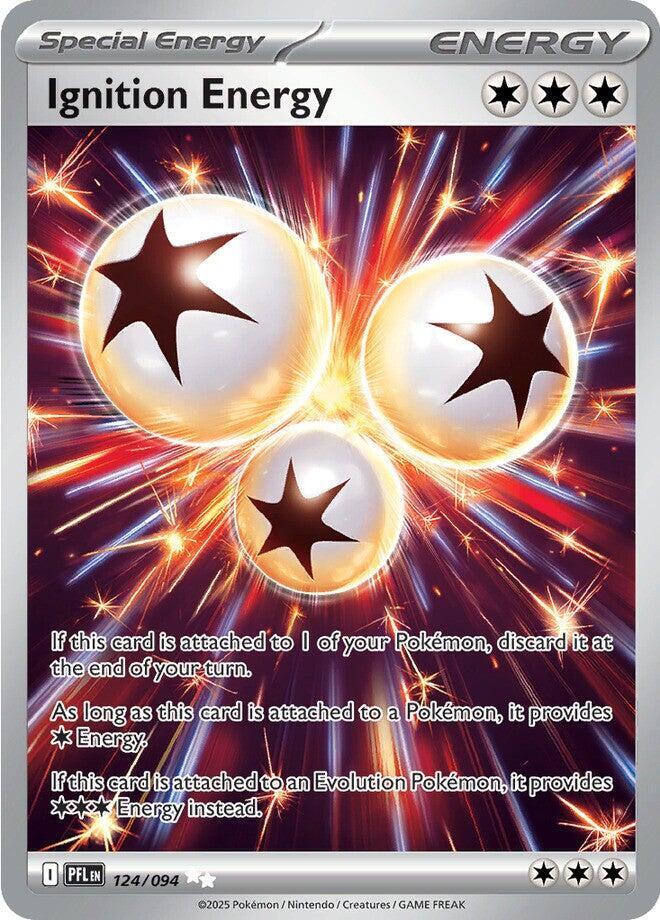 Ignition Energy 124/094 Ultra Rare Phantasmal Flames Pokémon card