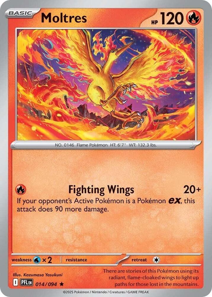Moltres - 014/094 Rare ME02: Phantasmal Flames