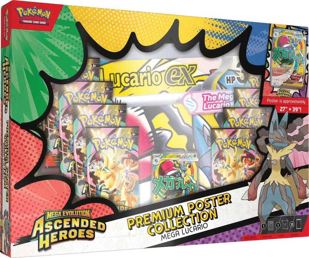 Premium Poster Collection: Mega Lucario Ascended Heroes Pokémon card