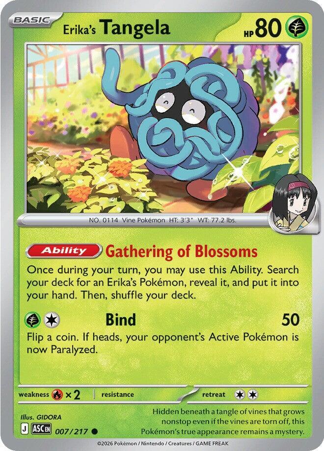 Erika's Tangela - 007/217 007/217 Common Ascended Heroes Pokémon card