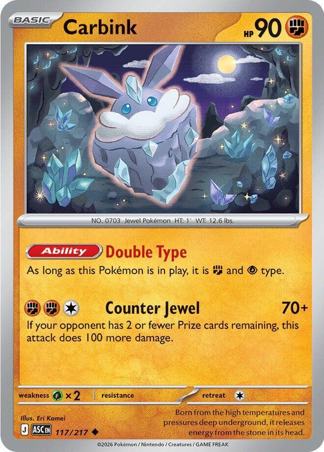 Carbink - 117/217 Uncommon ME: Ascended Heroes