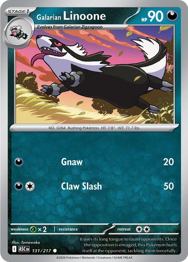 Galarian Linoone - 131/217 Common ME: Ascended Heroes