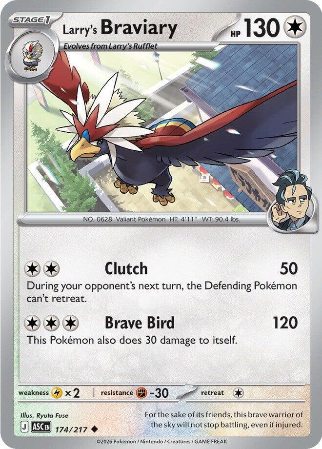 Larry's Braviary - 174/217 Uncommon ME: Ascended Heroes