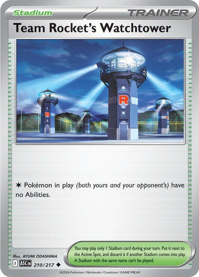 Team Rocket's Watchtower 210/217 Uncommon Ascended Heroes Pokémon card