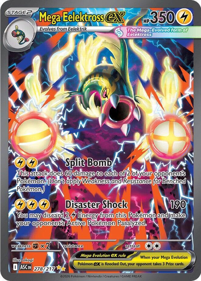 Mega Eelektross ex - 278/217 Special Illustration Rare ME: Ascended Heroes
