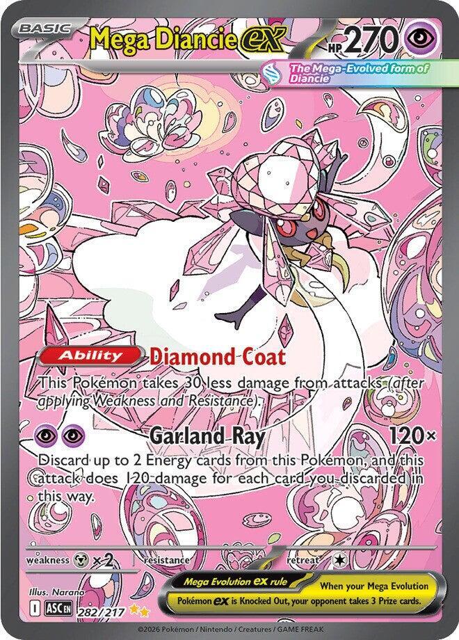 Mega Diancie ex - 282/217 Special Illustration Rare ME: Ascended Heroes