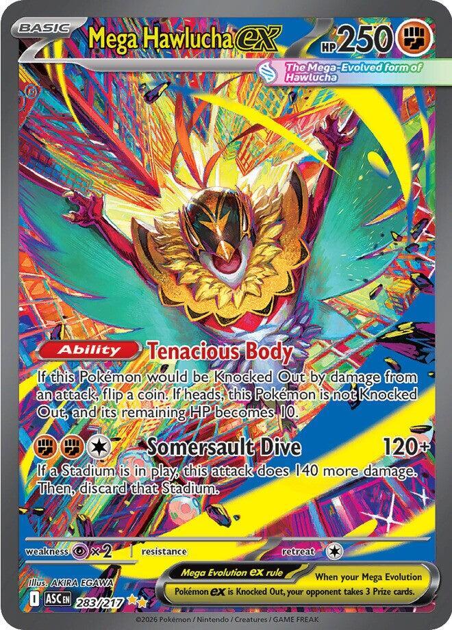Mega Hawlucha ex - 283/217 Special Illustration Rare ME: Ascended Heroes