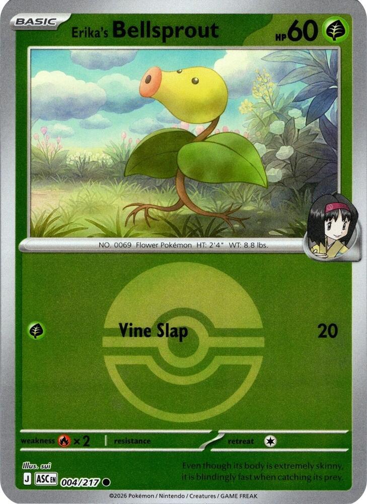 Erika's Bellsprout (Poke Ball) - 004/217 Common ME: Ascended Heroes
