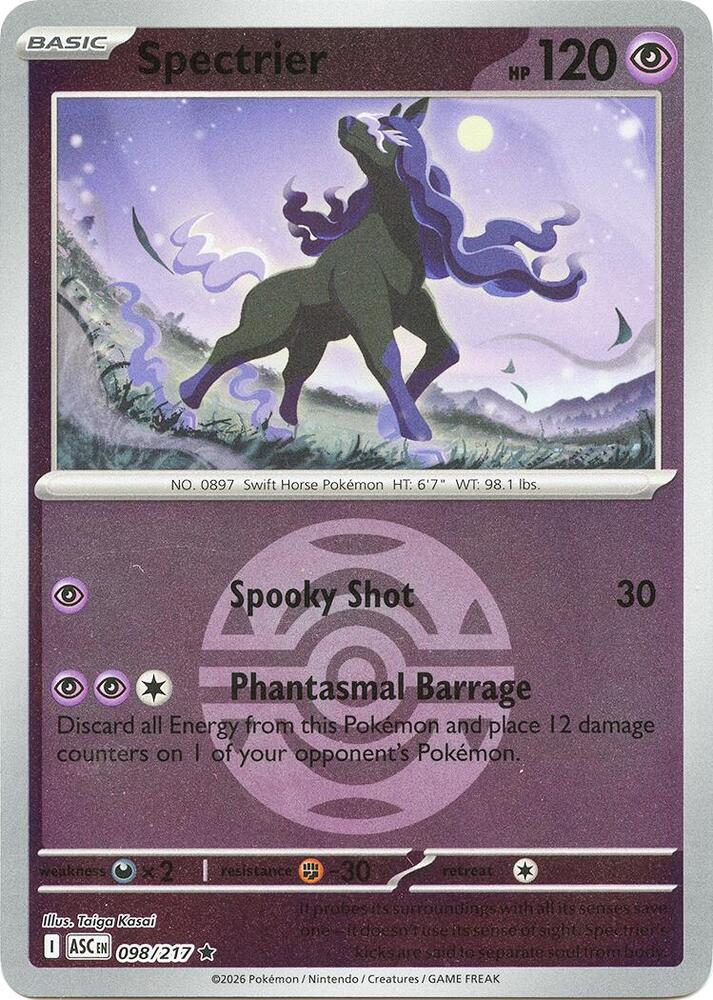 Spectrier (Dusk Ball) - 098/217 Rare ME: Ascended Heroes