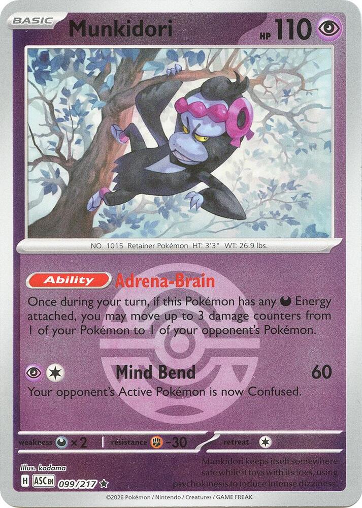 Munkidori (Dusk Ball) - 099/217 Rare ME: Ascended Heroes