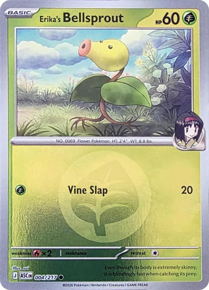 Erika's Bellsprout (Energy Symbol Pattern) - 004/217 Common ME: Ascended Heroes