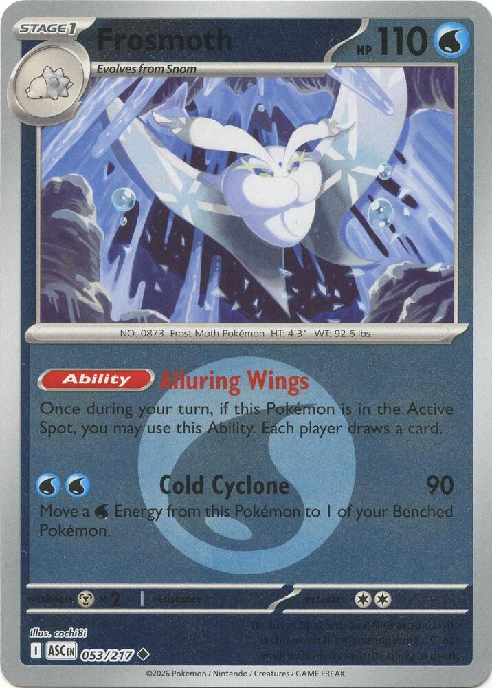 Frosmoth (Energy Symbol Pattern) - 053/217 Uncommon ME: Ascended Heroes