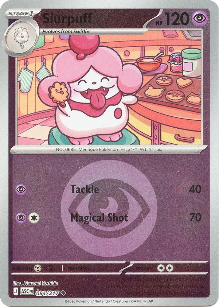 Slurpuff - 094/217 (Energy Symbol Pattern) Uncommon ME: Ascended Heroes
