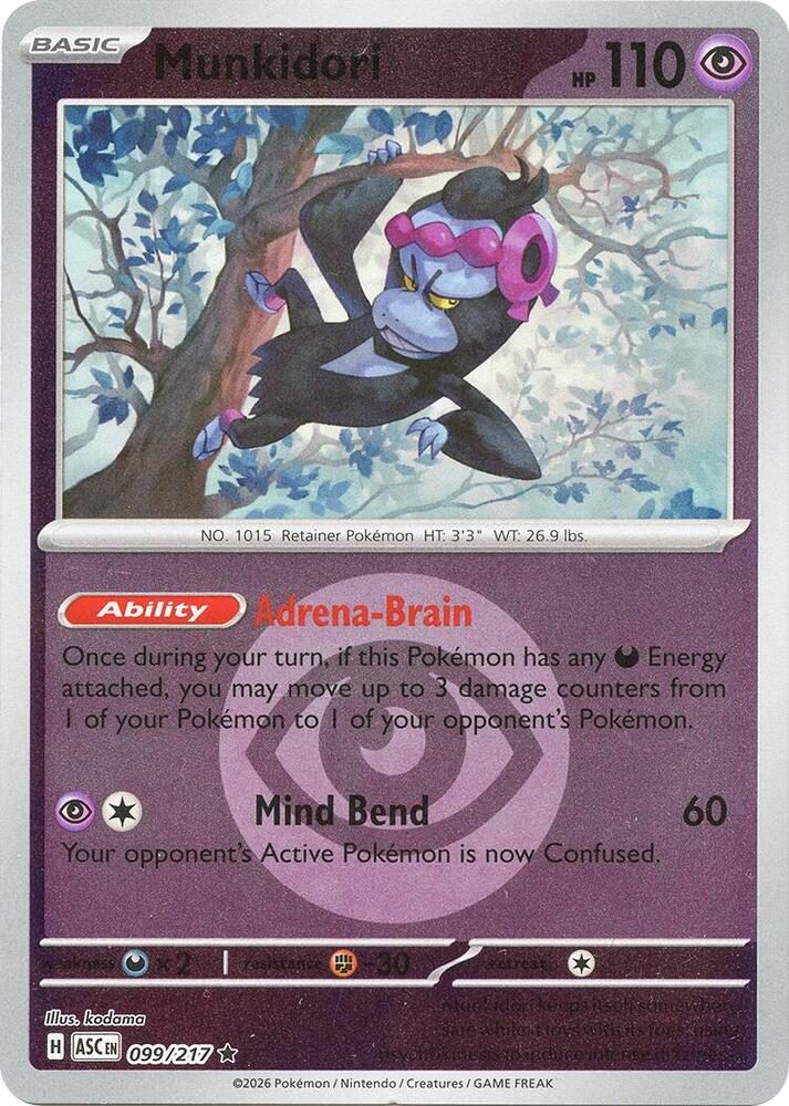 Munkidori (Energy Symbol Pattern) - 099/217 Rare ME: Ascended Heroes