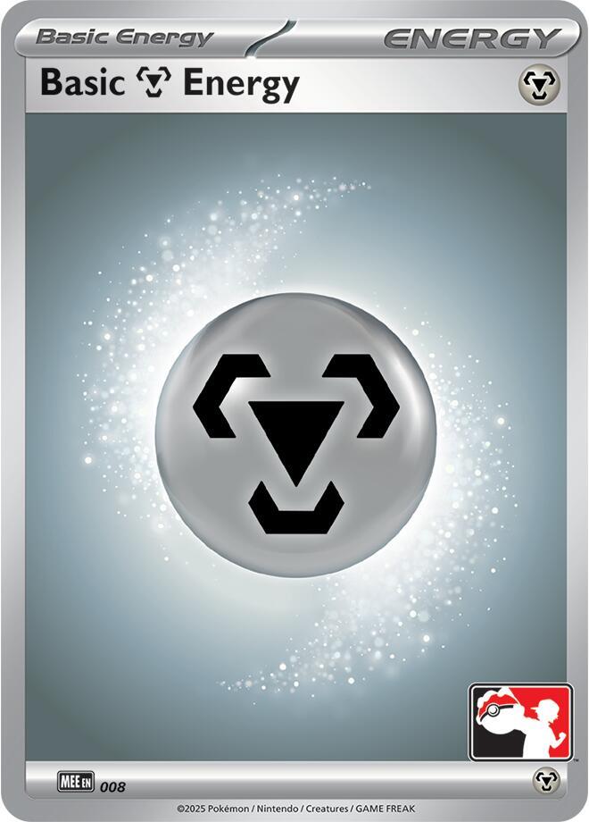 Basic Metal Energy - MEE 008 008 Common Prize Pack Series Cards Pokémon card