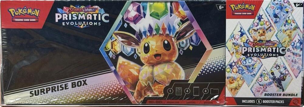 Prismatic Evolutions Booster Bundle + Surprise Box Bundle (Sam's Club) Pokémon card