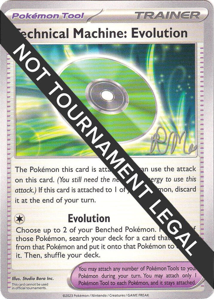 Technical Machine: Evolution - 2025 (Riley McKay) World Championship Decks Pokémon card