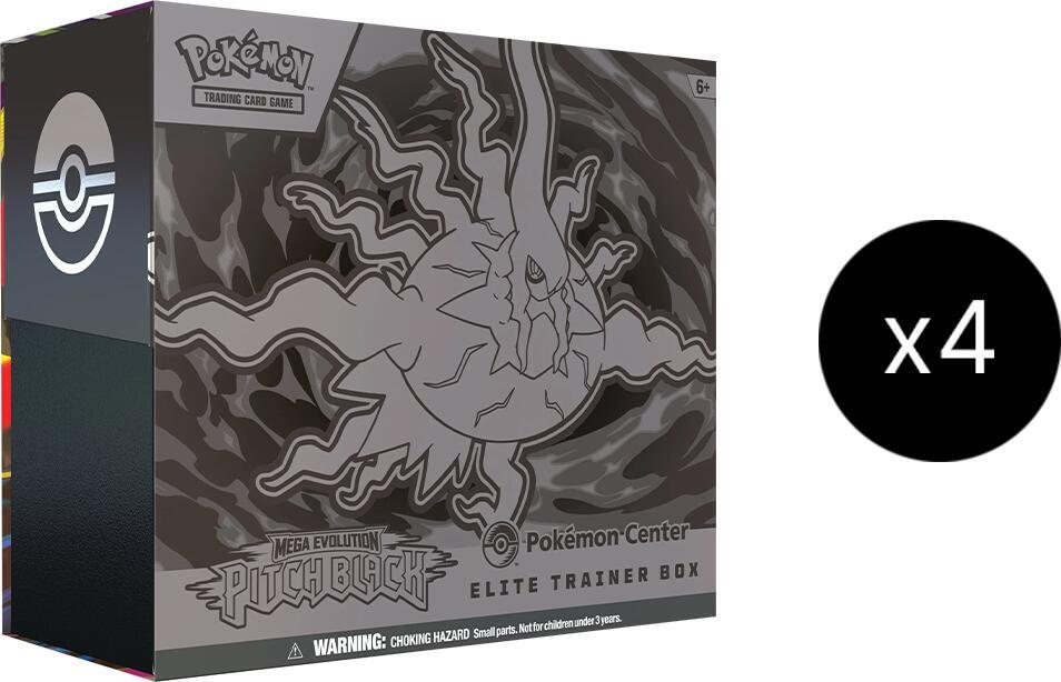 Pitch Black Pokemon Center Elite Trainer Box Case (Exclusive) Pokémon card