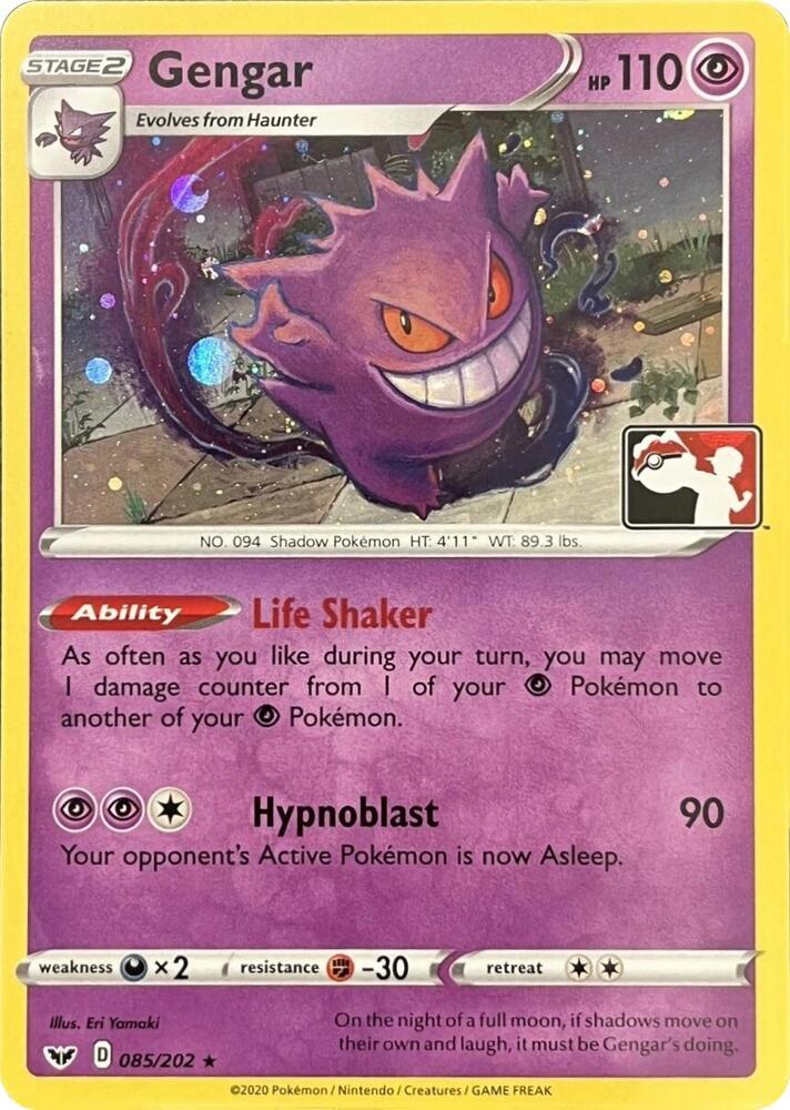 Gengar (Library Exclusive) - 085/202 Holo Rare Miscellaneous Cards & Products