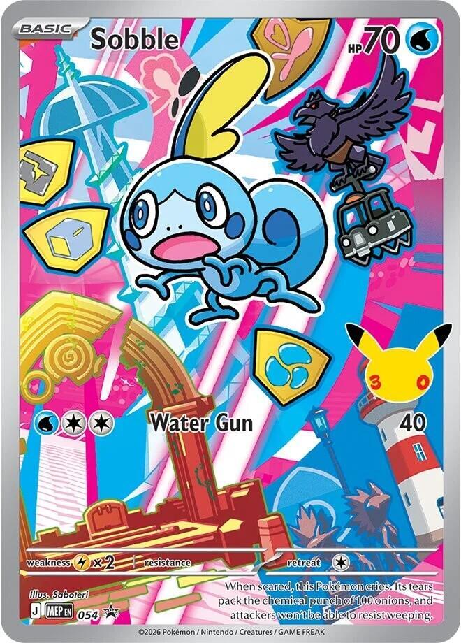 Sobble - 054 54 Promo Mega Evolution Promo Pokémon card