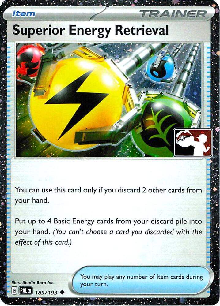 Superior Energy Retrieval - 189/193 (Cosmos Holo) 189/193 Uncommon Prize Pack Series Cards Pokémon card