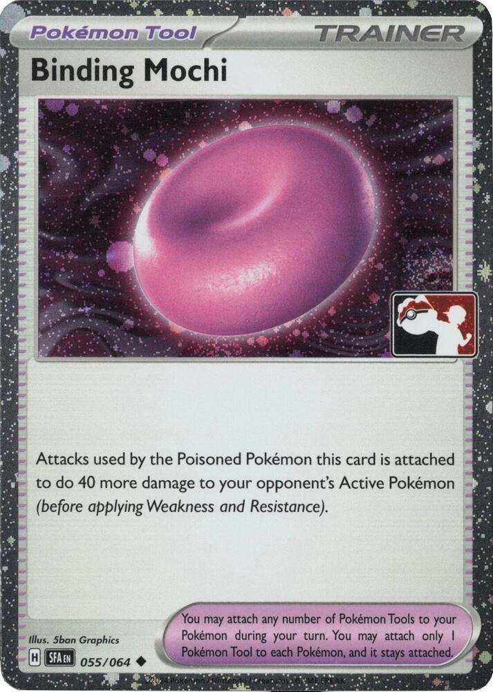 Binding Mochi - 055/064 (Cosmos Holo) 055/064 Uncommon Prize Pack Series Cards Pokémon card