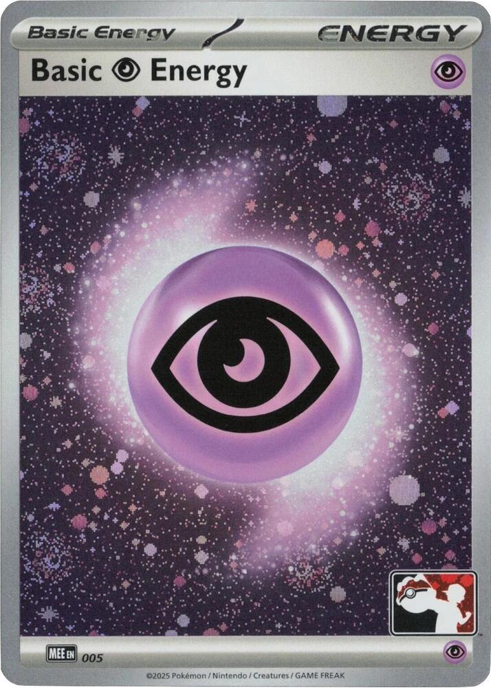 Basic Psychic Energy - MEE 005 (Cosmos Holo) 005 Common Prize Pack Series Cards Pokémon card