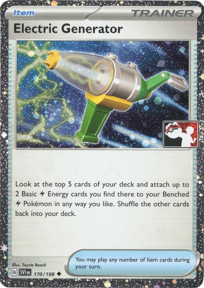 Electric Generator - 170/198 (Cosmos Holo) 170/198 Uncommon Prize Pack Series Cards Pokémon card