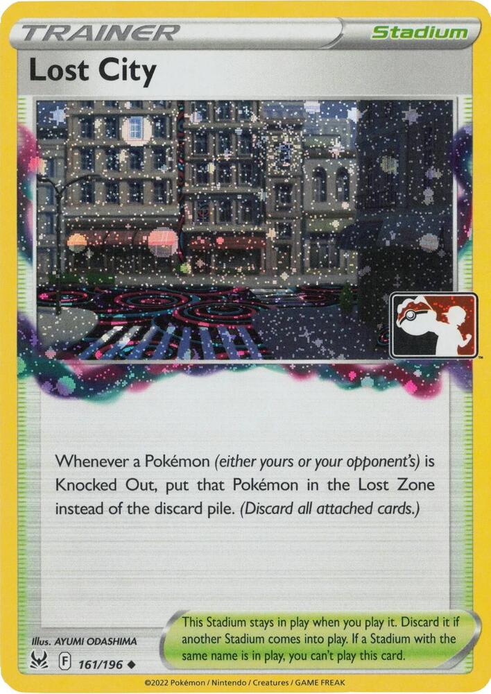 Lost City - 161/196 (Cosmos Holo) 161/196 Uncommon Prize Pack Series Cards Pokémon card