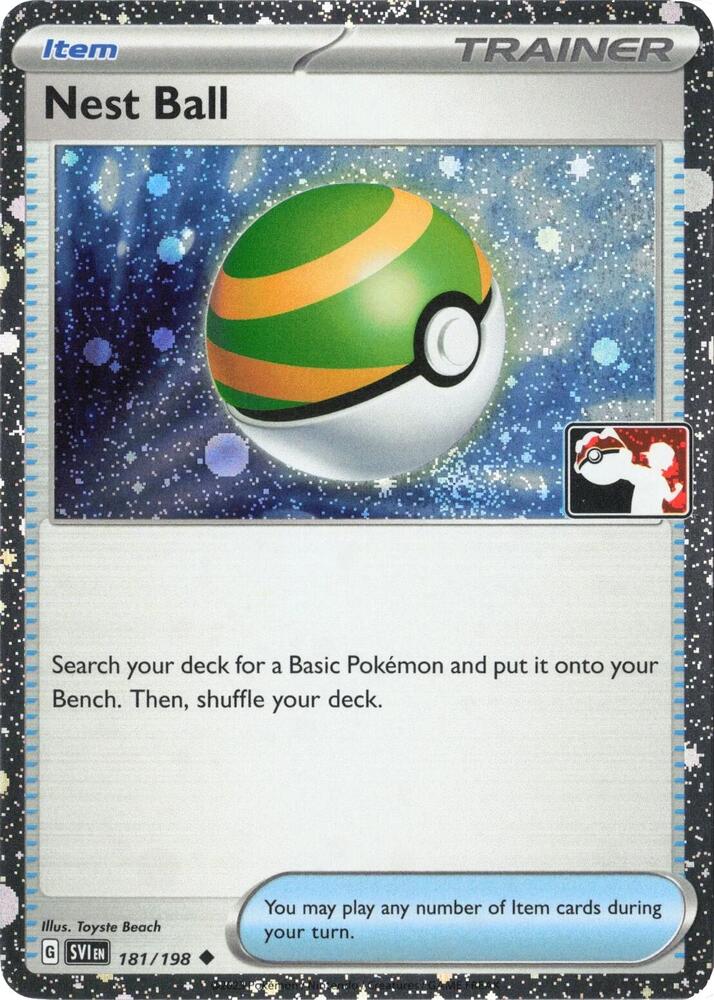 Nest Ball - 181/198 (Cosmos Holo) 181/198 Uncommon Prize Pack Series Cards Pokémon card