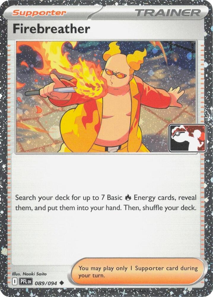 Firebreather - 089/094 (Cosmos Holo) 089/094 Uncommon Prize Pack Series Cards Pokémon card