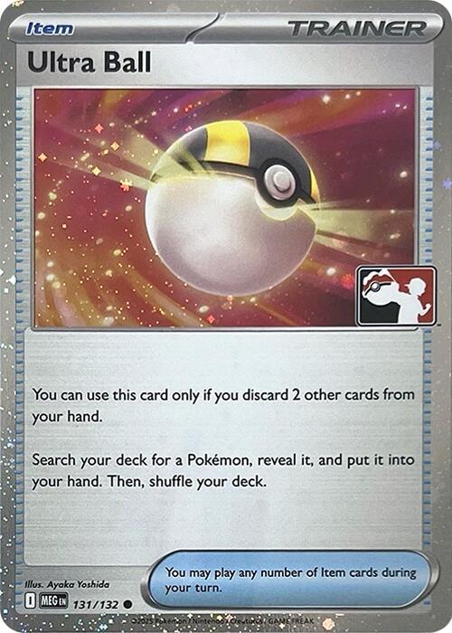 Ultra Ball - 131/132 (Cosmos Holo) 131/132 Common Prize Pack Series Cards Pokémon card