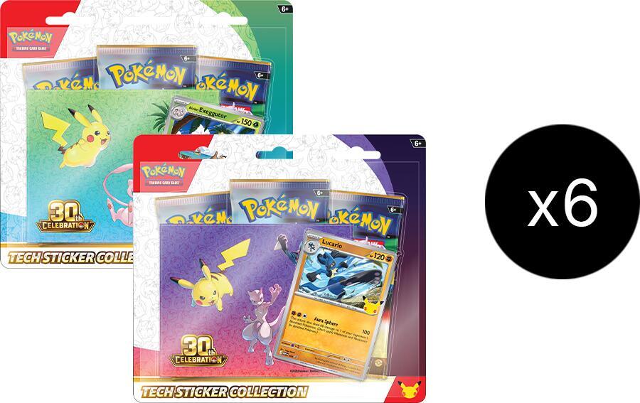 30th Celebration Tech Sticker Collection Case Pokémon card