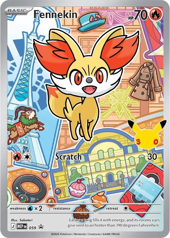 Fennekin - 059 59 Promo Mega Evolution Promo Pokémon card