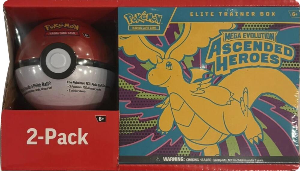 Ascended Heroes Elite Trainer Box and Pokeball (Sam's Club) Miscellaneous Cards & Products Pokémon card