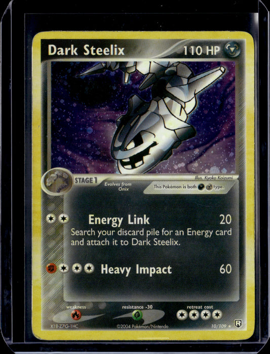 Dark Steelix Team Rocket Returns #10/109 Holofoil Pokémon Card (front)