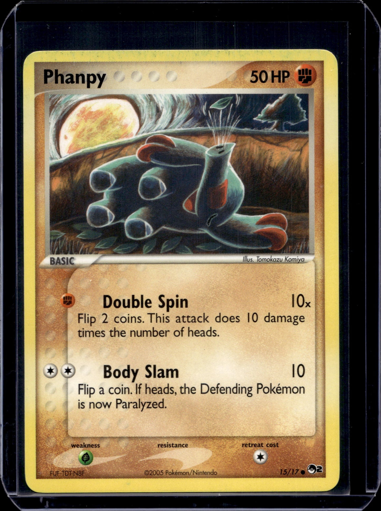 Phanpy POP Series 2 #015/017 Normal Pokémon Card (front)