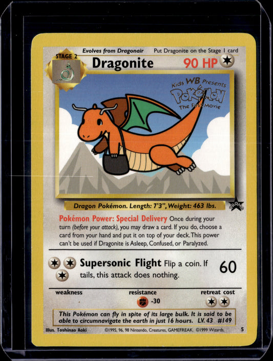 Dragonite (Movie Promo) WoTC Promo #05/53 Normal Pokémon Card (front)
