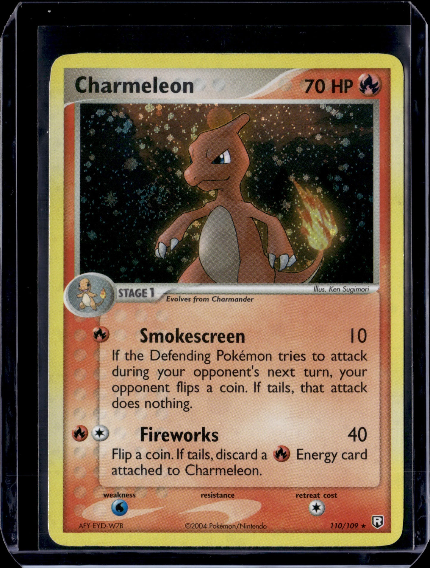Charmeleon Team Rocket Returns #110/109 Holofoil Pokémon Card (front)