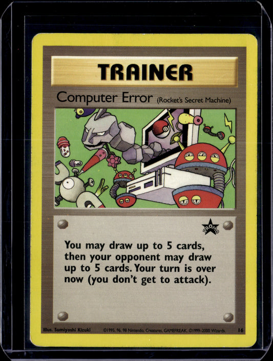 Computer Error (Rocket's Secret Machine) WoTC Promo #16/53 Normal Pokémon Card (front)