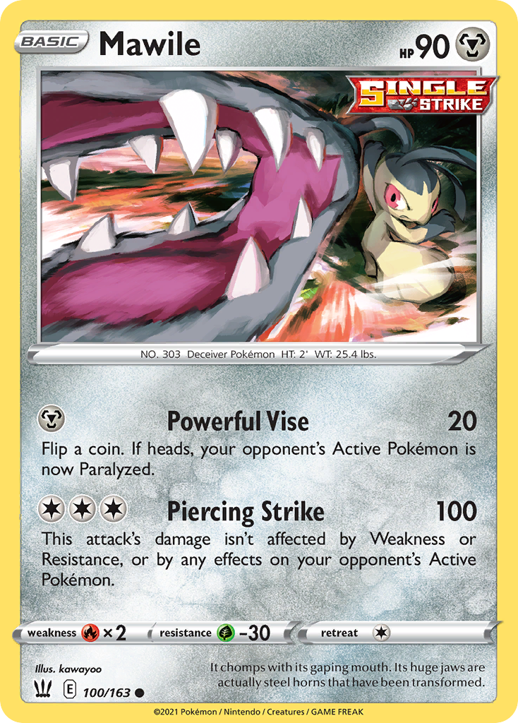 Mawile 100/163 Common Battle Styles