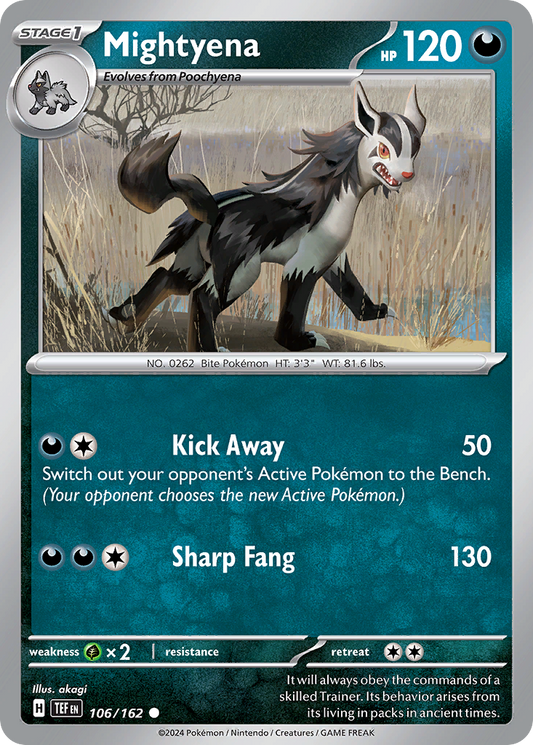 Mightyena 106/162 Common Temporal Forces